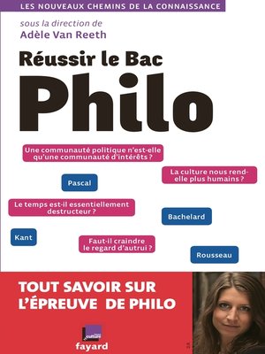 cover image of Réussir le bac philo